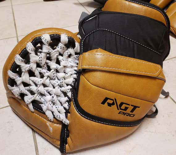 Retro Tan Warrior R/GT Pro Glove & Blocker