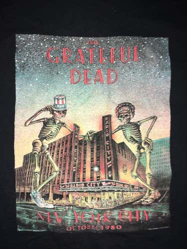(XL) New/Vintage Grateful Dead / Radio City Music Hall 1980 Shirt