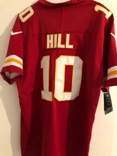 TYREEK HILL #10 Kansas City Chiefs Game Replica Jersey