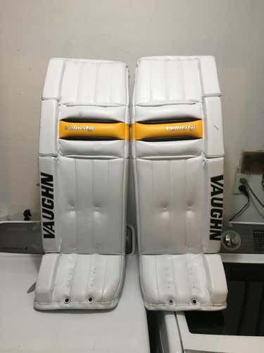 Tuukka Rask Vaughn Goalie Leg Pads Senior Pro Stock