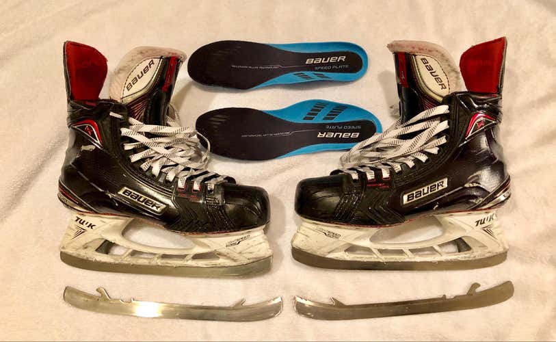 Bauer Vapor 1X Size 8D w/ APX2 Tongues