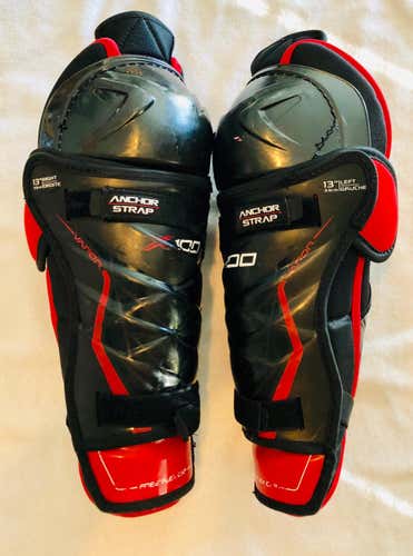 Bauer Vapor X100 13 Inch Shin Pads