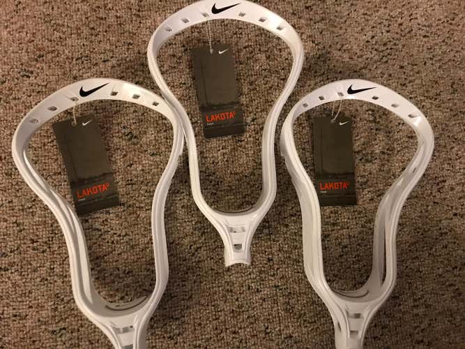 New 3 Pack Nike Lakota U Heads White