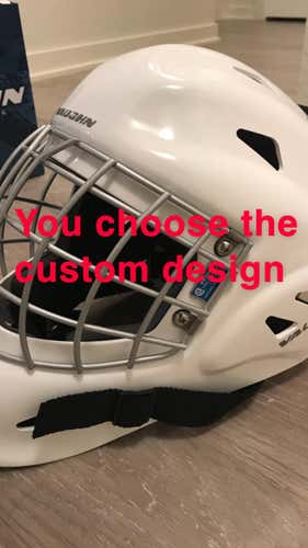 Custom Vaughn Senior Goalie Mask Helmet