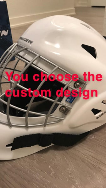 Custom Vaughn Senior Goalie Mask Helmet