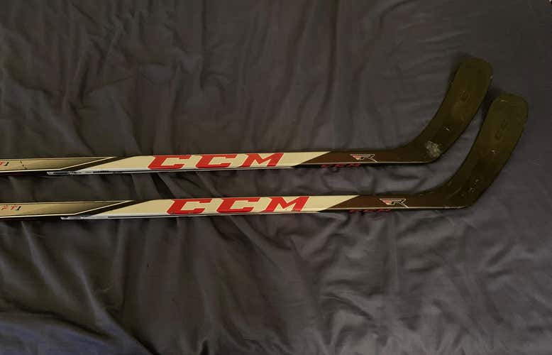 2 CCM RBZ FT1 Hockey Sticks P29 Curve 85 Flex