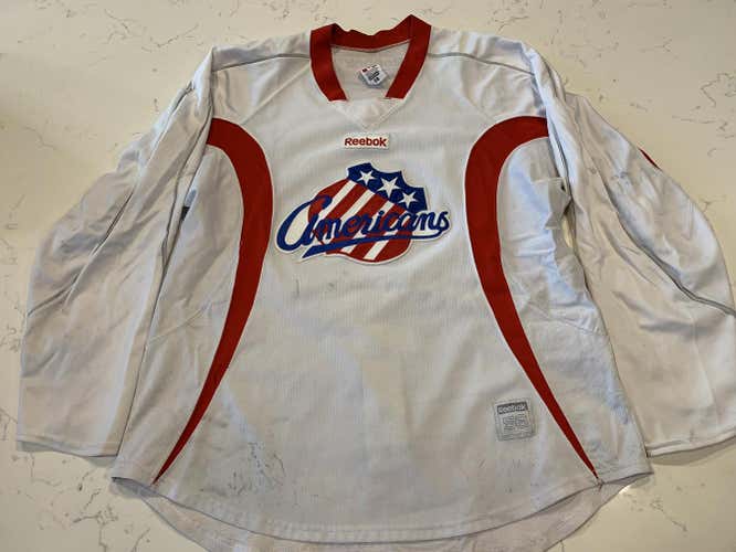 Rochester Americans Pro Stock Reebok Practice Jersey - Size 56
