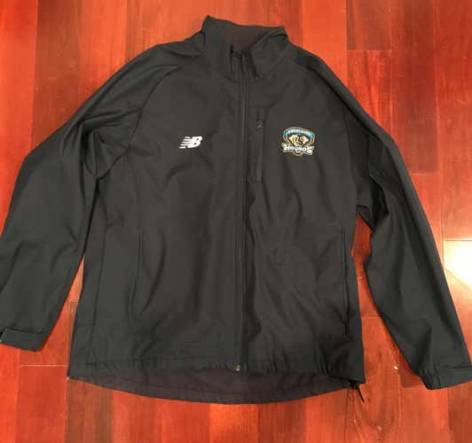Charlotte Hounds XL Navy Blue Rain Jacket