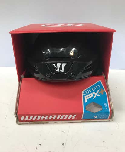 Warrior Covert PX+ Hockey Helmet Black Medium New