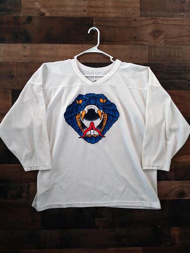 Vintage 1990s CCM CHL Central Hockey League COLUMBUS COTTONMOUTHS EDMONTON OILERS Practice Jersey