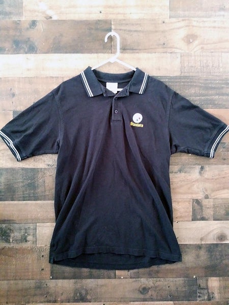 Pittsburgh Steelers Button Up Polo Shirt - T-shirts Low Price