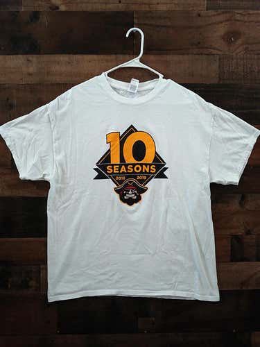 MiLB Baseball Florida State League BRADENTON MARAUDERS PITTSBURGH PIRATES 10th Anniversary Shirt
