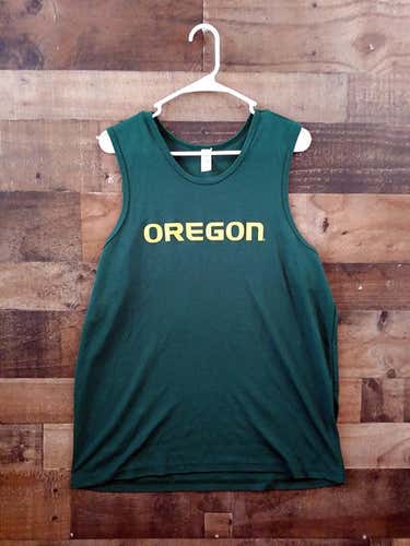 PAIR - TWO COLORS - NCAA College UNIVERSITY OREGON DUCKS Polyester Tank Top Team Shirts
