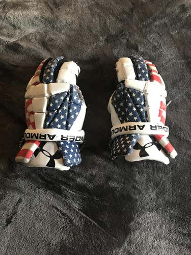 Under Armour Gloves freedom red white and blue flag