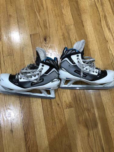 Bauer Reactor 9000 Goalie Skates Senior Pro Stock Size 9