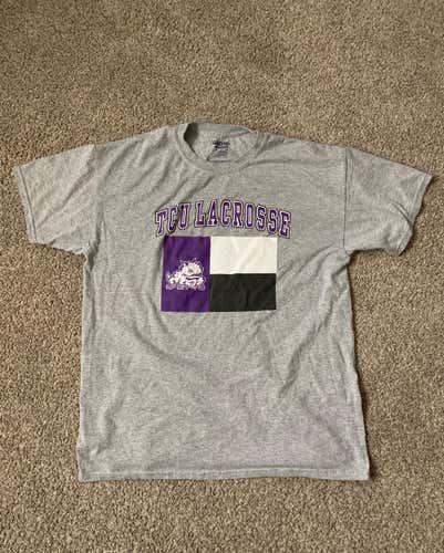 TCU Lacrosse Graphic T-Shirt Large MCLA