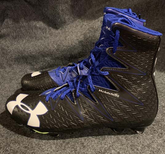 Under Armour UA Highlight MC Football Cleats Blue Black 1269693-041