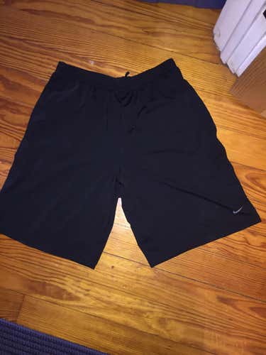 Medium Black Nike DriFit Shorts