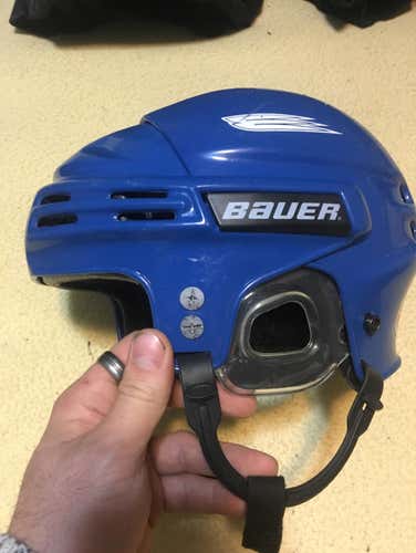 Used Bauer Helmet Blue