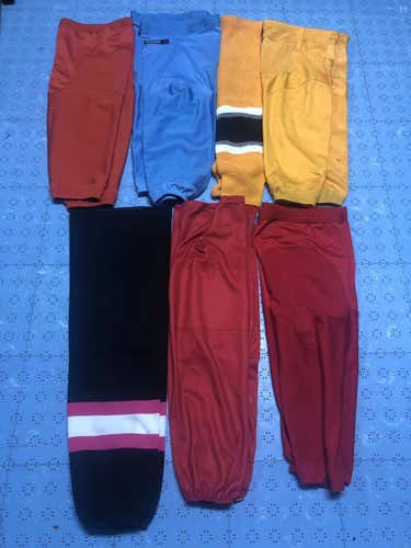 Lot of Seven Pro Stock Socks - Read Description