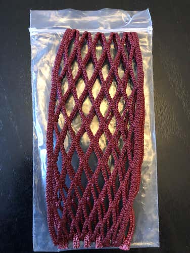 New Jimalax 6D Lacrosse Mesh. maroon