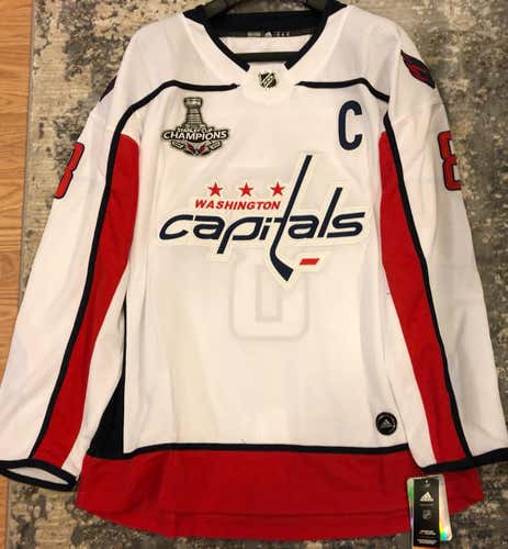 ALEXANDER OVECHKIN #8 Washington Capitals Replica Game Jersey WITH 2018 STANLEY CUP CHAMPS PATCH