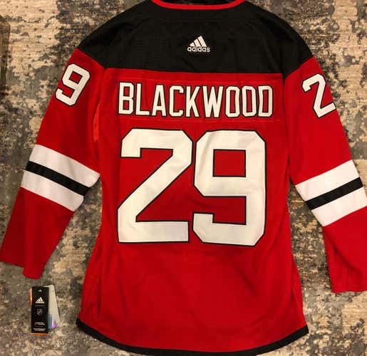 MACKENZIE BLACKWOOD #29 New Jersey Devils Replica Game Jersey