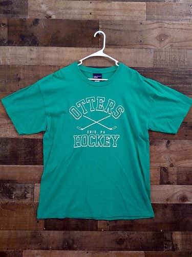OHL Ontario Hockey League ERIE OTTERS Green Team Shirt