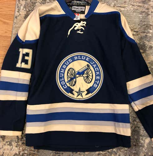 CAM ATKINSON #13 Columbus Blue Jackets Alternate Replica Game Jersey