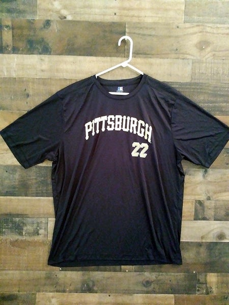 Nike Women's Pittsburgh Pirates Andrew McCutchen #22 Black T-Shirt