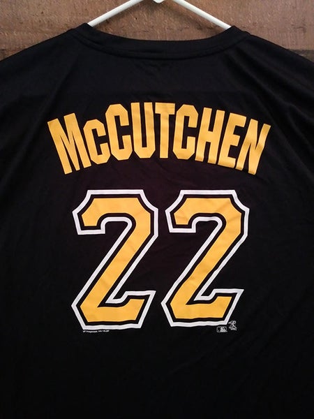 Nike Women's Pittsburgh Pirates Andrew McCutchen #22 Black T-Shirt