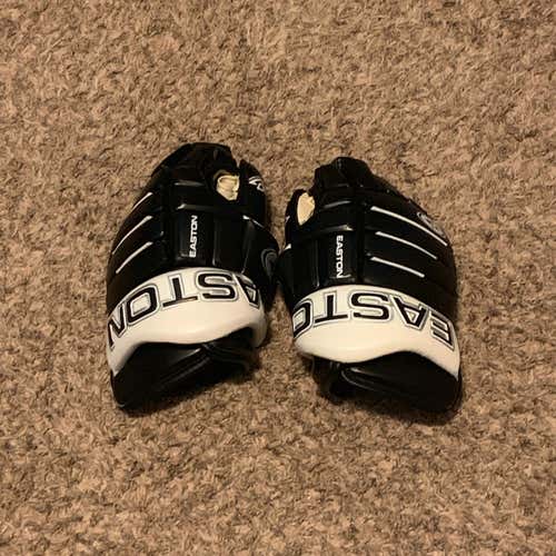 Easton Black/White Hockey Gloves