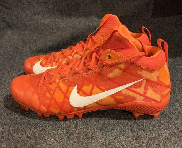 Nike Alpha Field General 3 Elite Camo Football Cleats Orange 833390-810 Size 14