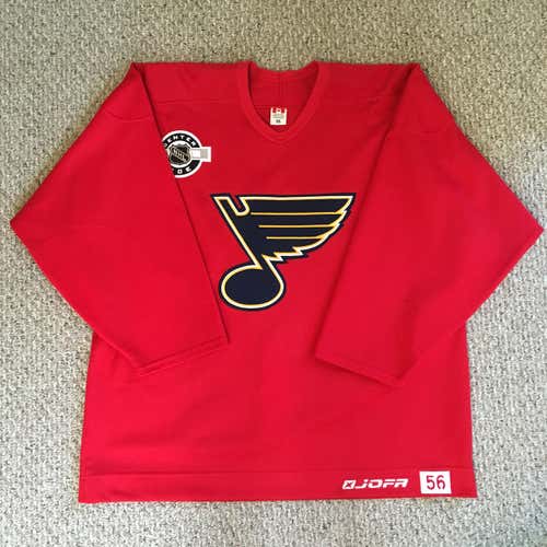 Pro Stock Jofa St. Louis Blues Practice Jersey Red 56