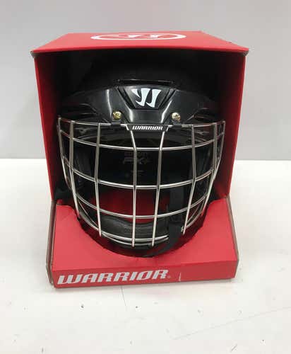 Warrior PX+ Combo Hockey Helmet Black Large New