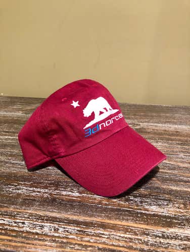 Nike Maroon Strapback Hat 3d NorCal Lacrosse