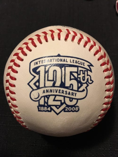 MiLB International League 125th Baseball Signed By Willie Horton Detroit Tigers 68 World Series