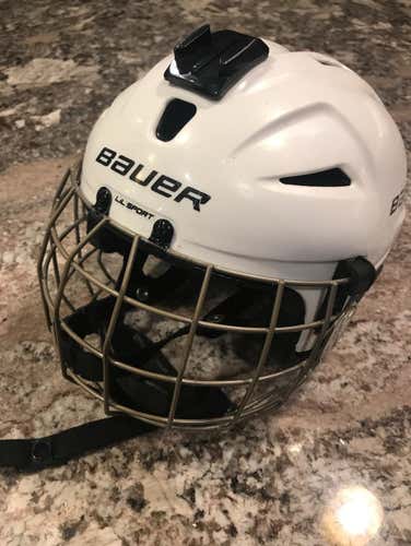 Bauer Lil Sport Youth Helmet with cage-  Size 6 - 6 3/4