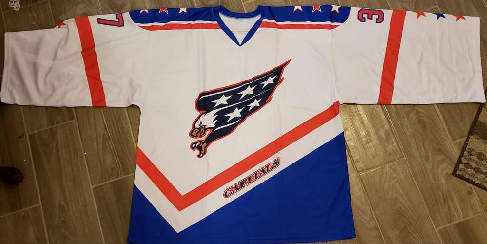 New Washington Capitals Sublimated Goale Cut Jersey