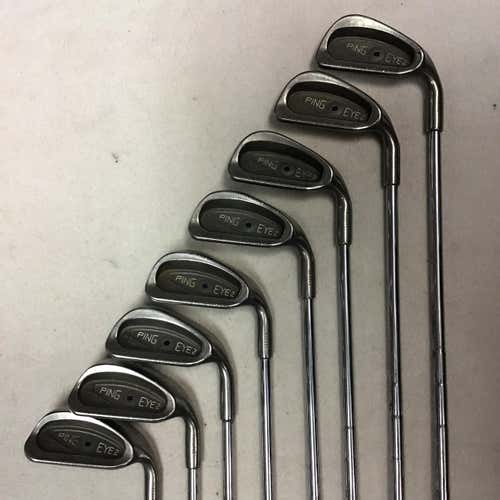 Ping EYE 2 Blue Dot Iron Set Mens Right 3I-Pitching Wedge Steel Regular