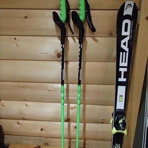 KOMPERDELL SL poles -National Team Junior- 110 cm 44 in with Pole Guards SLALOM ski kids YOUTH