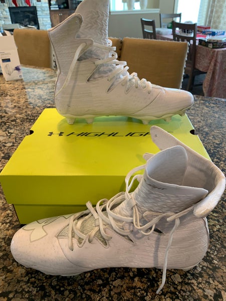 Under Armor Highlight MC With Box. Worn Once Indoor On Artificial Turf.