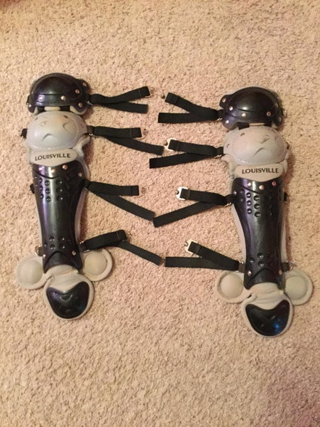 Barely Used Louisville Slugger Youth Leg Guards Series 5