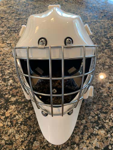 Hockey Goalie Mask. Coveted Custom Omega Pro With Certified Cage. Purchased New From Coveted 8/2018