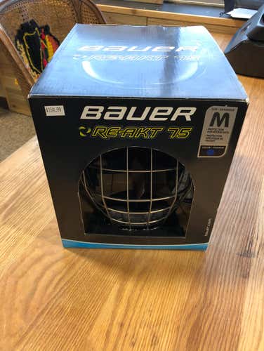 Bauer Reakt 75 Helmet Black Medium