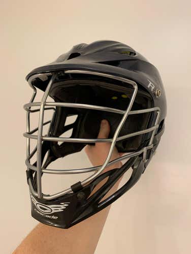 Navy And Black Cascade R Helmet -great  Condition