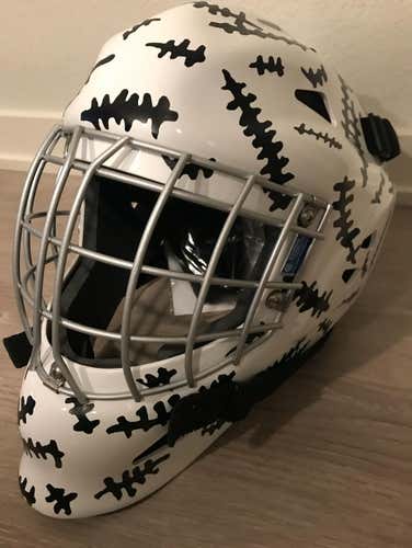 Custom Designed "Stitches" Vaughn Goale Mask Helmet