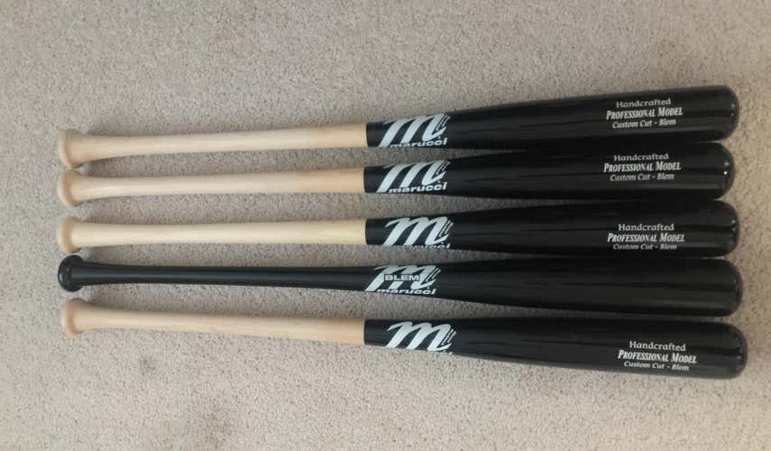 2 Brand New Marucci Pro Stock 2 tone Blem Bats 32”