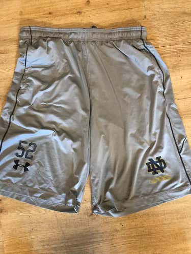 Notre Dame Team Issued Lacrosse Practice Shorts