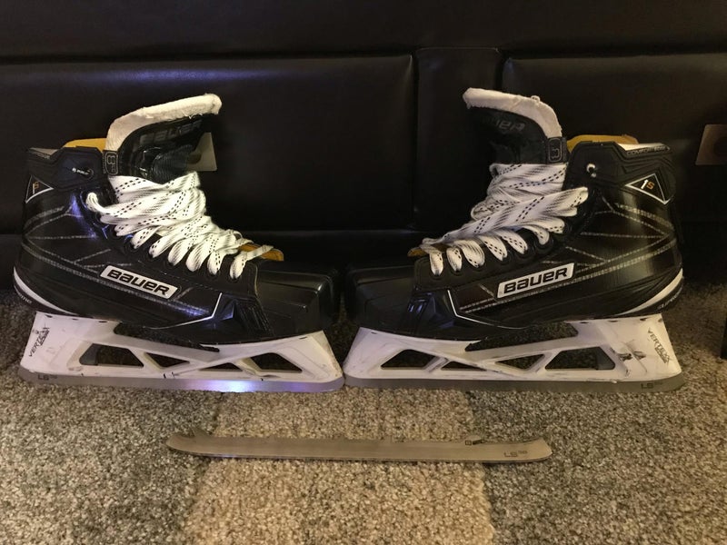 Bauer Supreme 1S 8EE Goalie Skates With Extra Steel